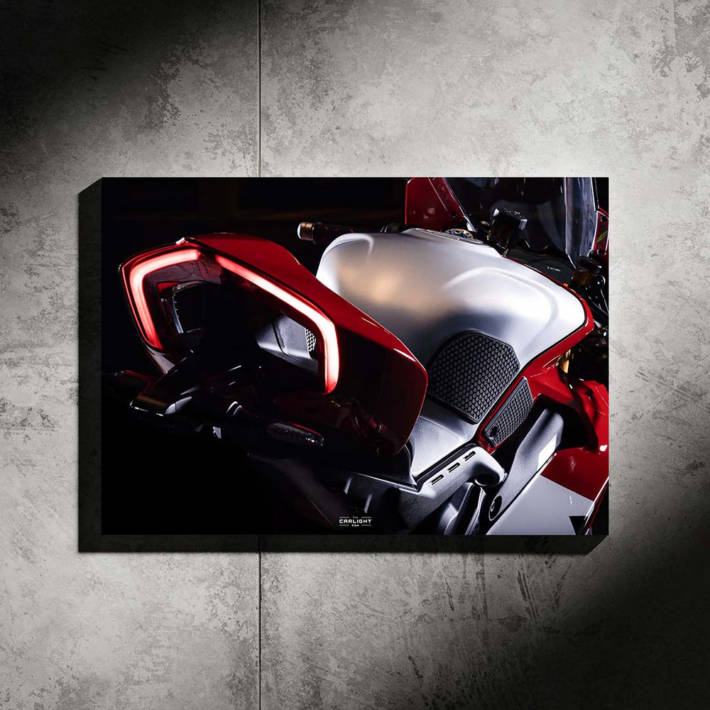 Ducati Panigale V4 Araba Poster (Neon)