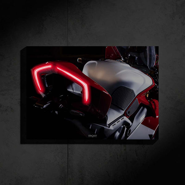Ducati Panigale V4 Araba Poster (Neon)
