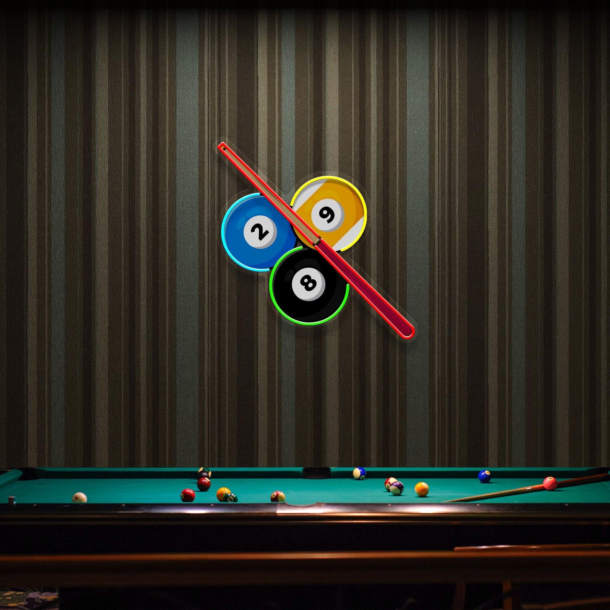 Best Billiards Room Ideas Artwork Led Neon Sign Light - Neonbir