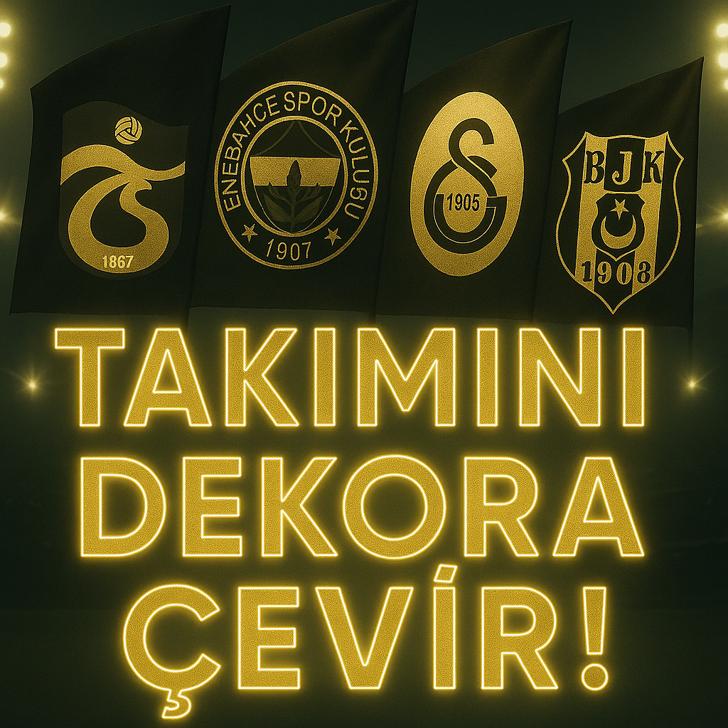 Takımını dekora çevir!