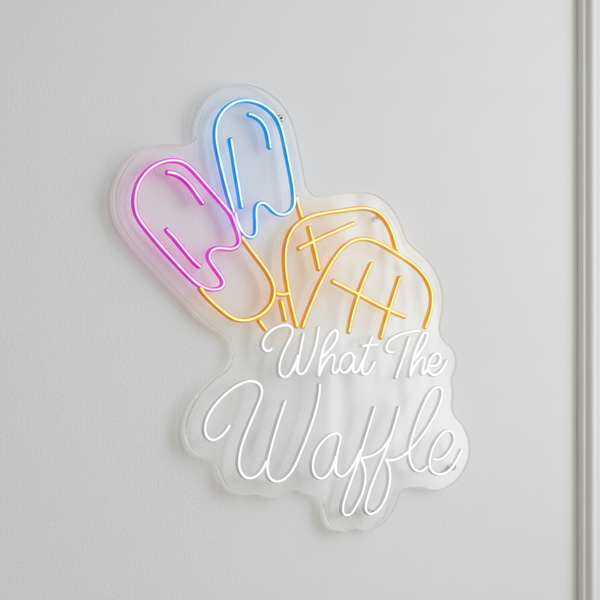 What The Waffle Neon Tabela