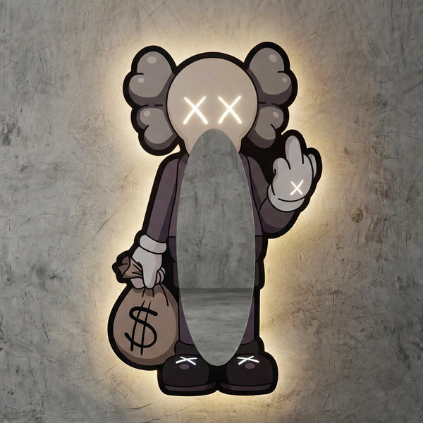 KAWS Triple White Neon Ayna