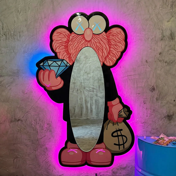 Bay KAWS Pembe Ayna