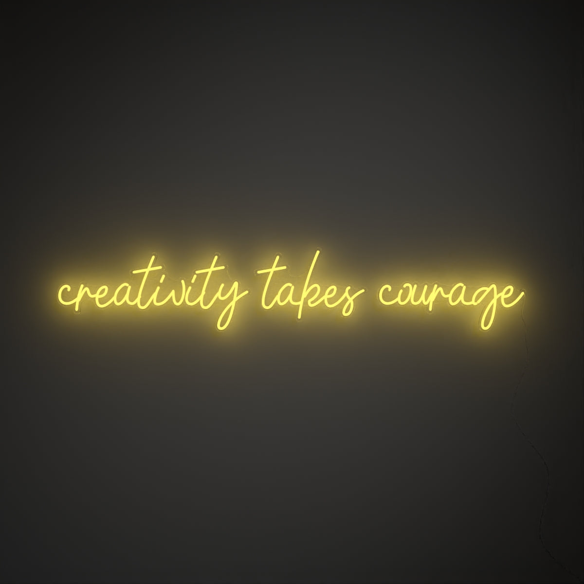 Creativity takes courage, Neon Tabela - Neonbir