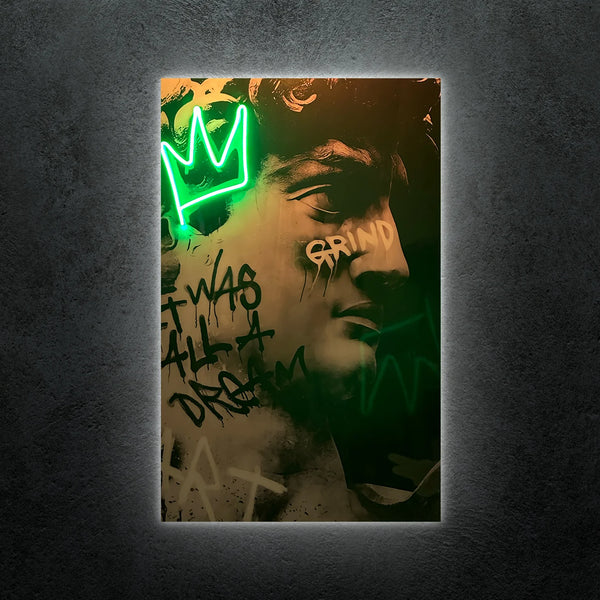 David de Miguel Angel Neon Tablo