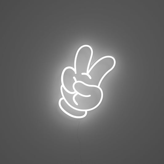 Glove Peace (Small version) by Yellowpop, Neon Tabela - Neonbir