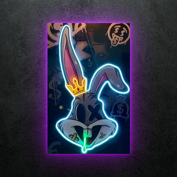 Exclusive Bugs Neon Tablo
