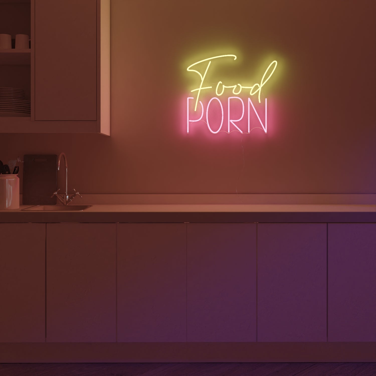 Food Porn Neon Tabela - Neonbir