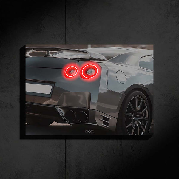 Nissan GTR R35 Araba Poster (Neon)
