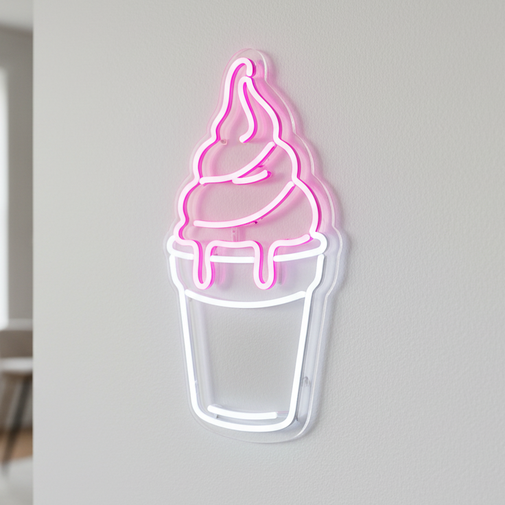 Soft serve (Ice cream), Neon Tabela