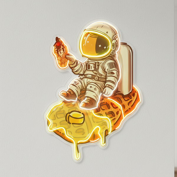 Astronot Waffle Neon Tabela