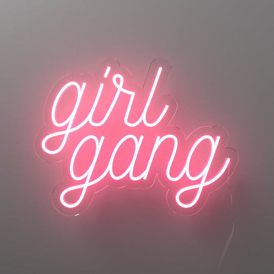 Girl Gang - Neon Tabela - Neonbir