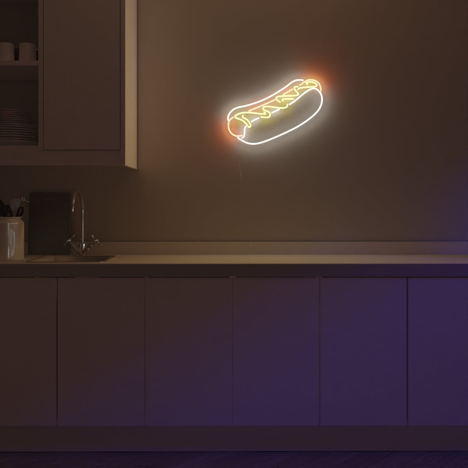 Hot Dog, Neon Tabela - Neonbir
