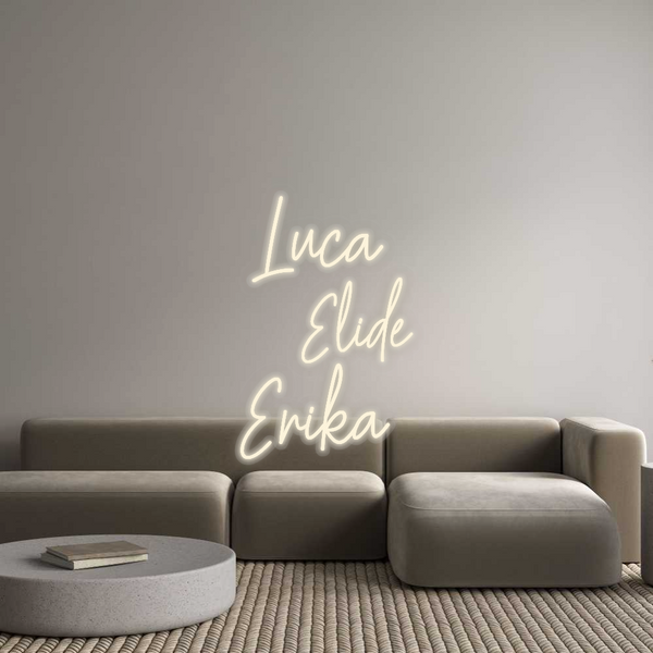 Özel Tasarım : Luca Elide Erik...