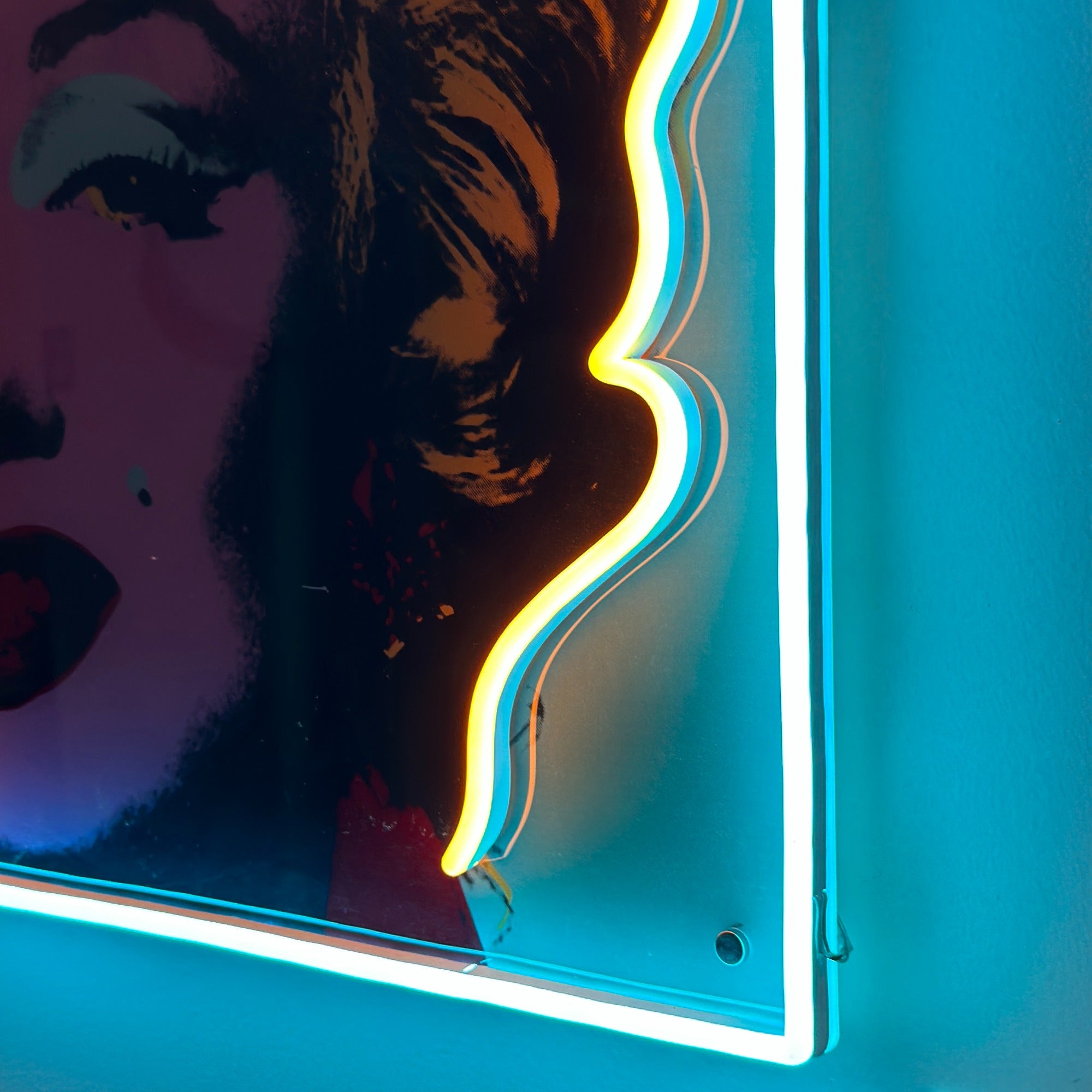 Marilyn Monroe Large by Andy Warhol - Neon Tabela - Neonbir