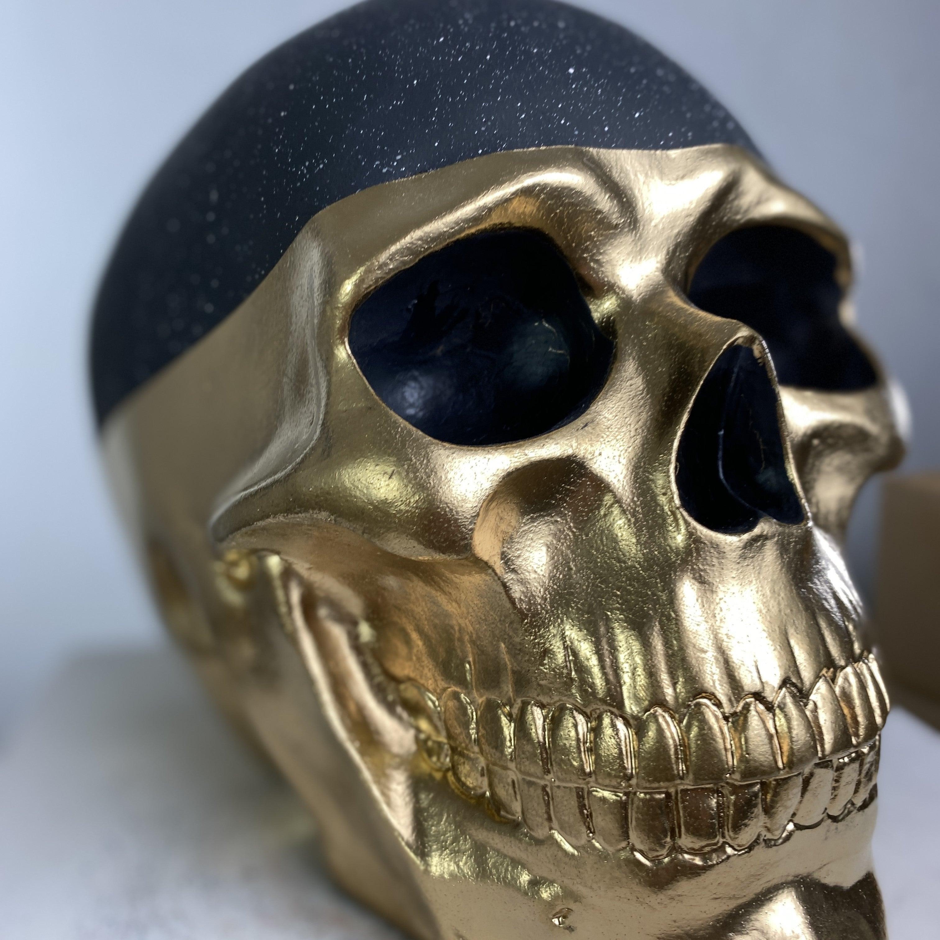 Skull Gold Dip Heykel