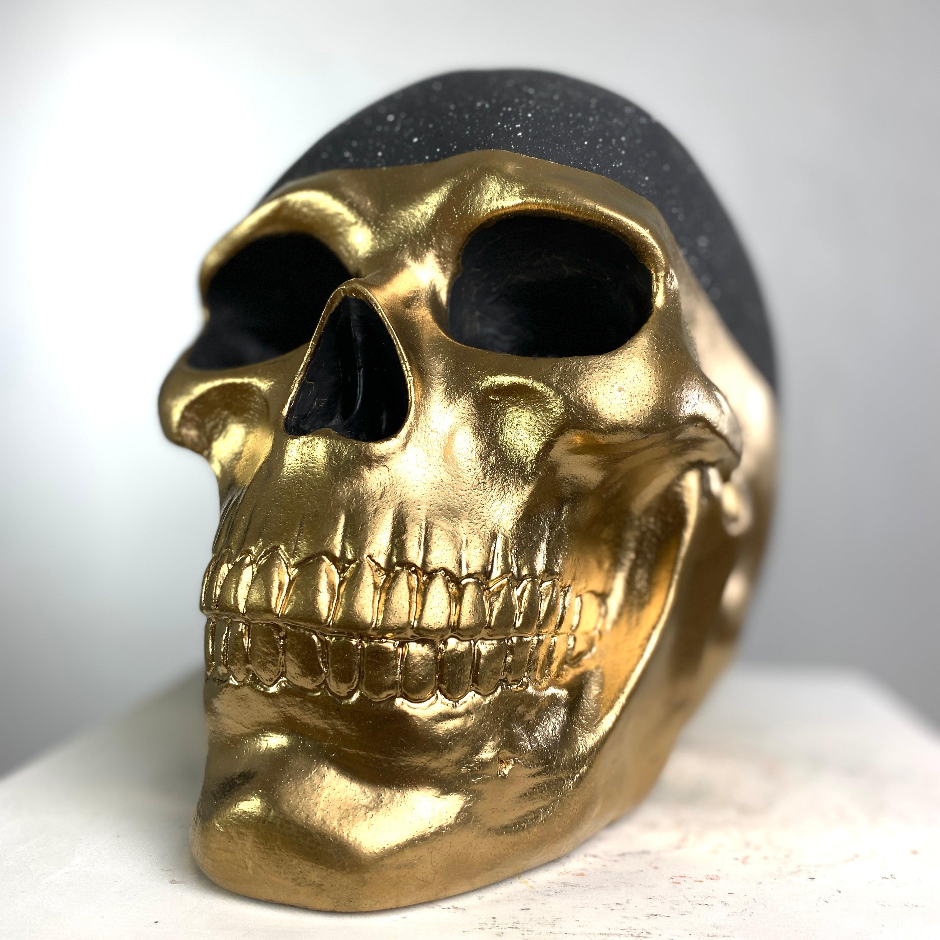 Skull Gold Dip Heykel