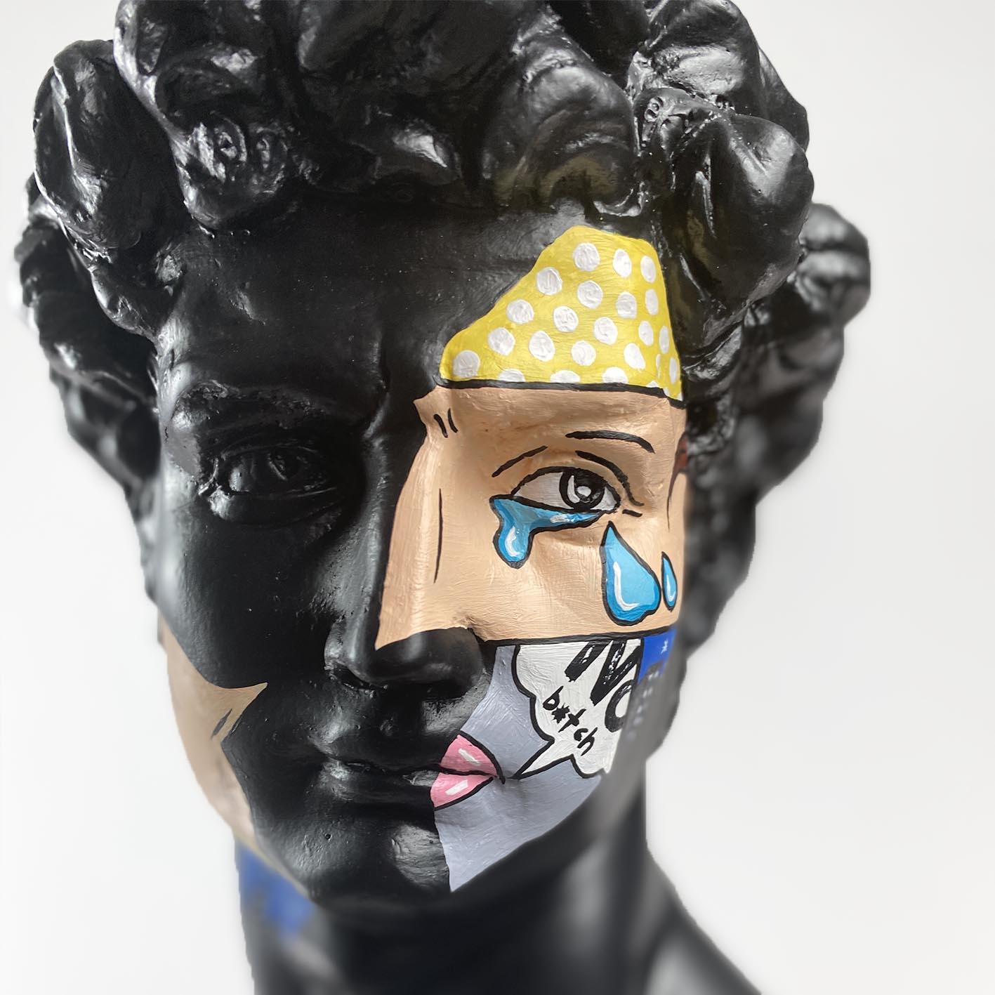 David Pop Art Black Heykel