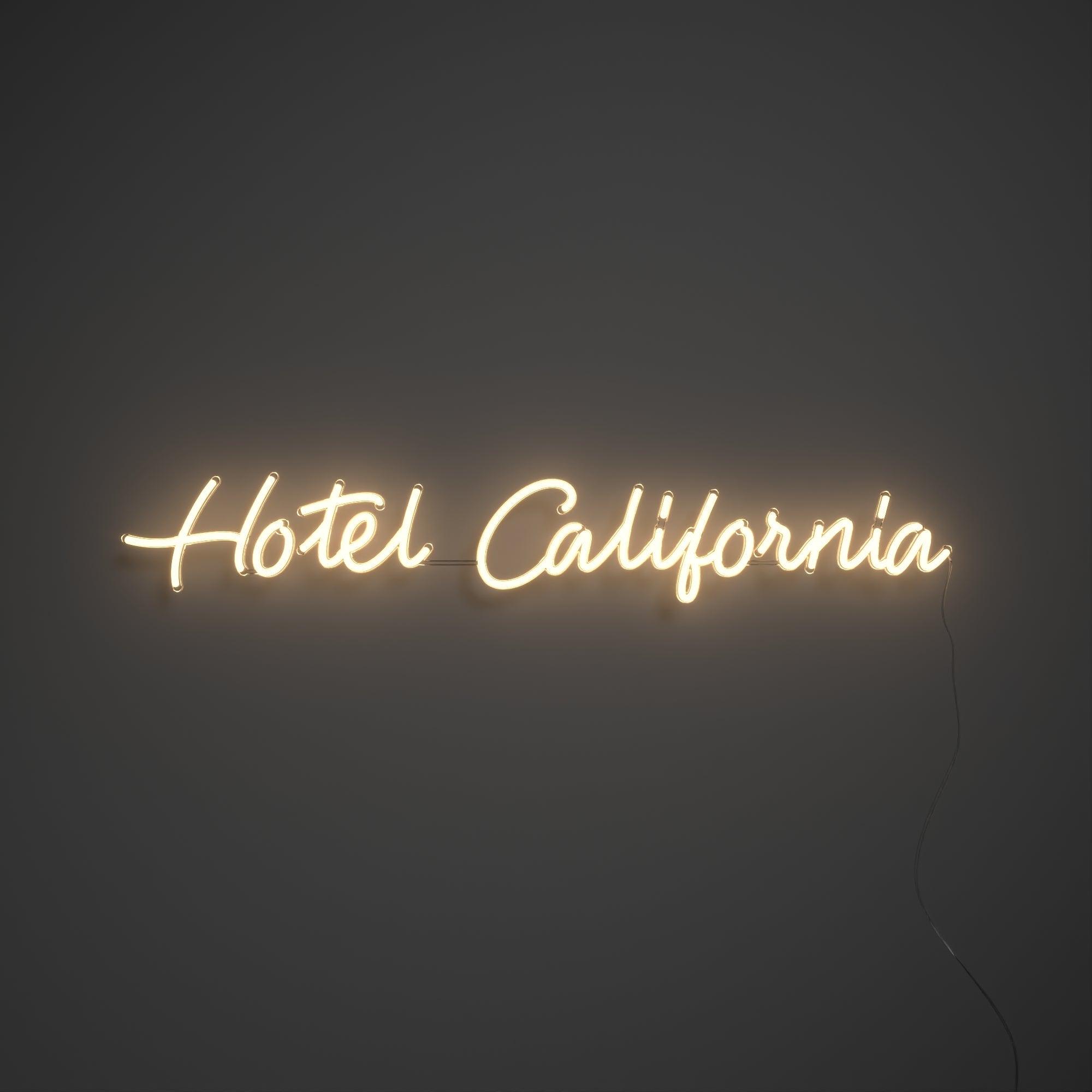 Hotel California - Neon Tabela - Neonbir