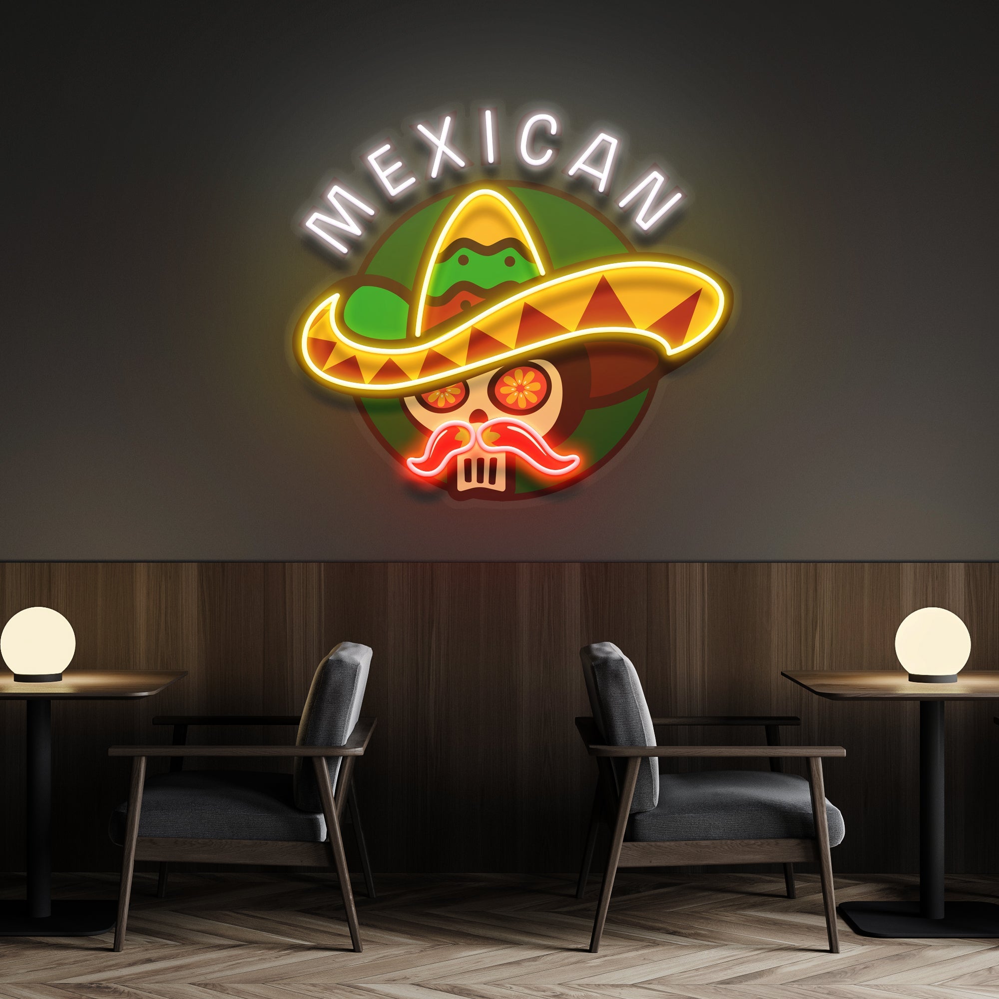 Mexico Restaurant Decor Artwork Led Neon Sign Light - Neonbir
