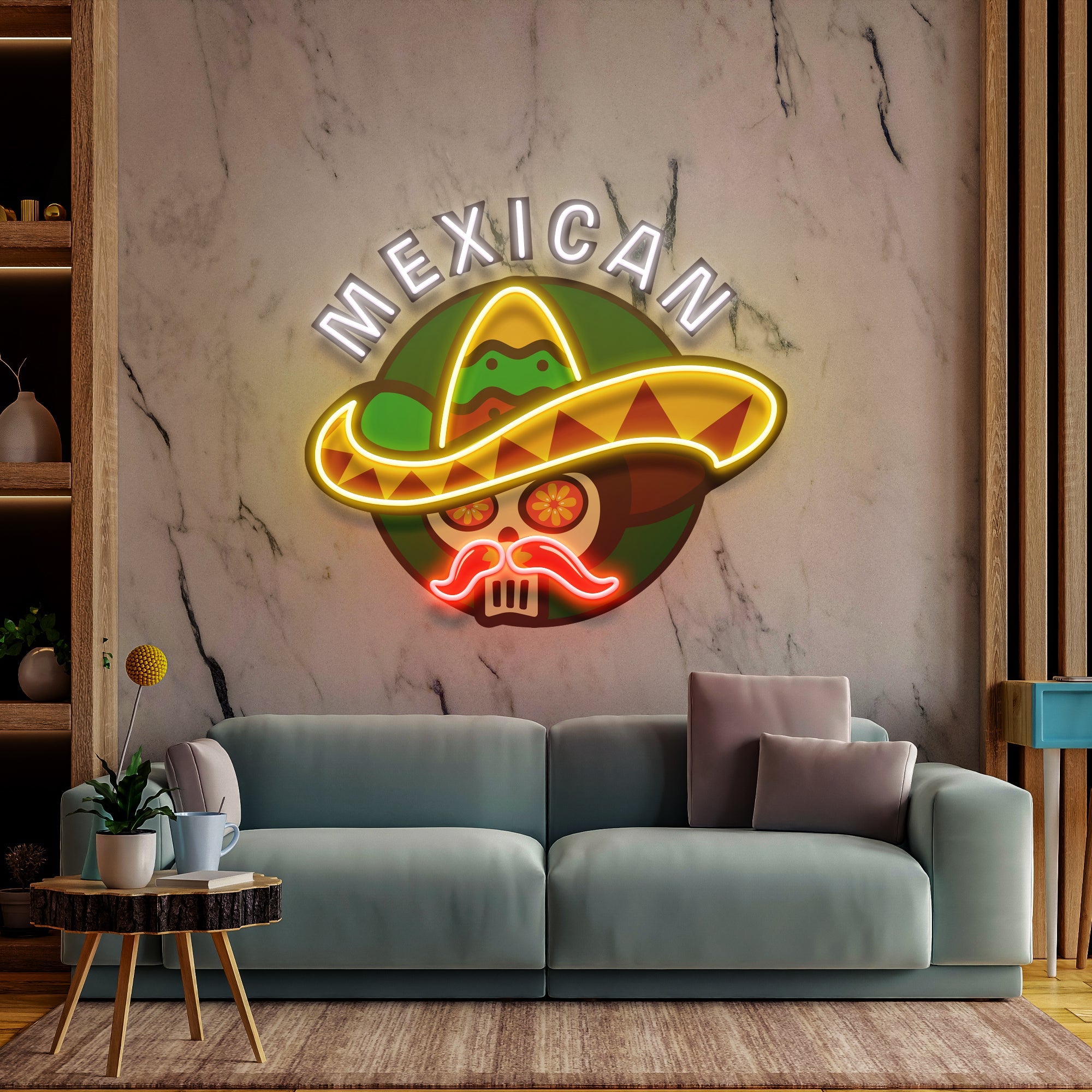 Mexico Restaurant Decor Artwork Led Neon Sign Light - Neonbir