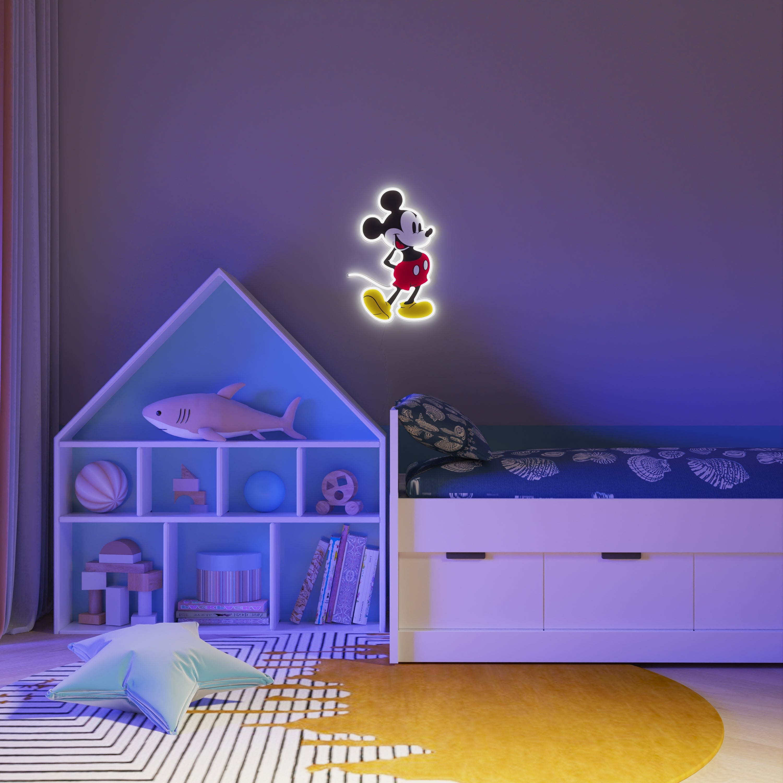 Mickey Mouse Full body by Yellowpop, Neon Tabela - Neonbir