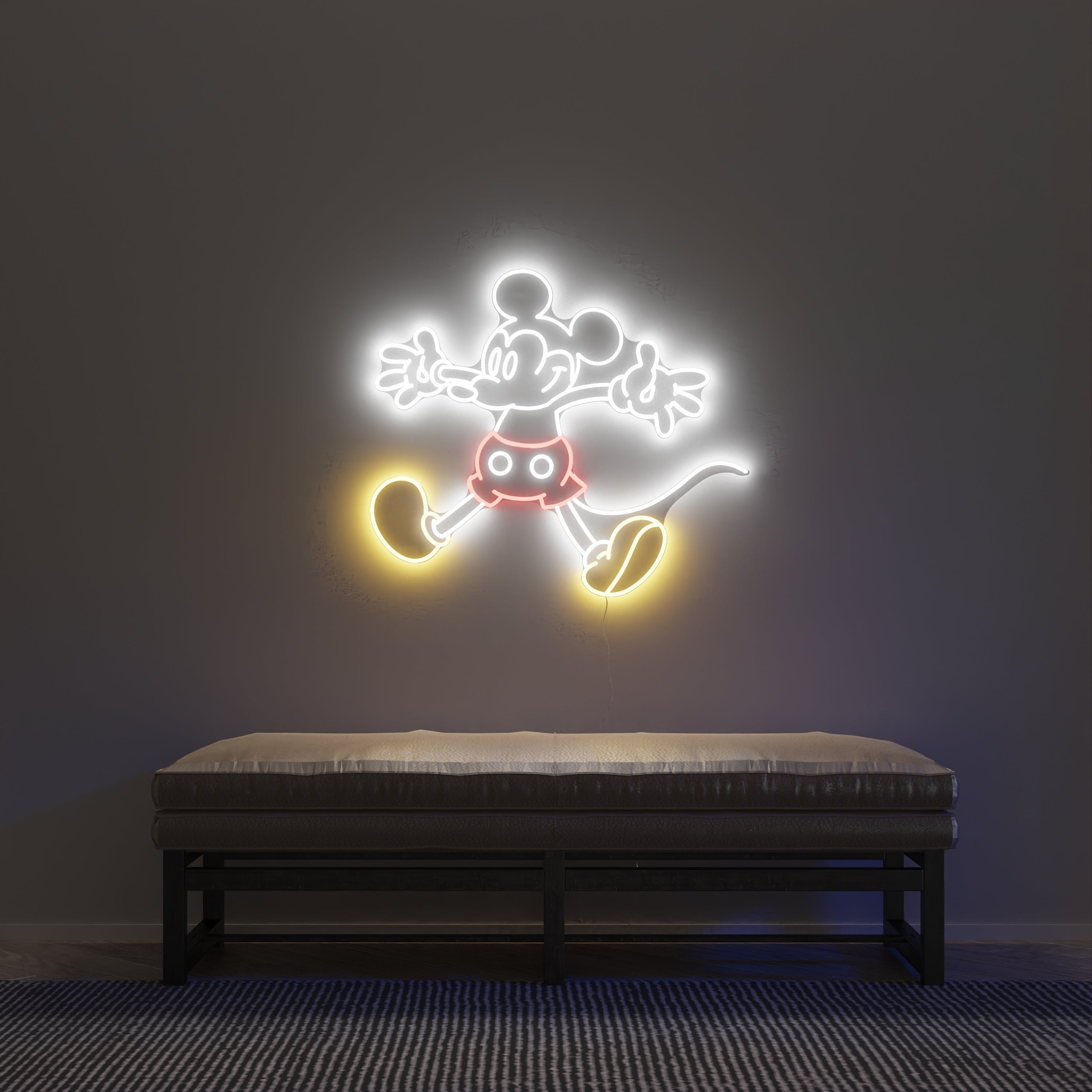 Mickey Giant by Yellowpop, Neon Tabela - Neonbir