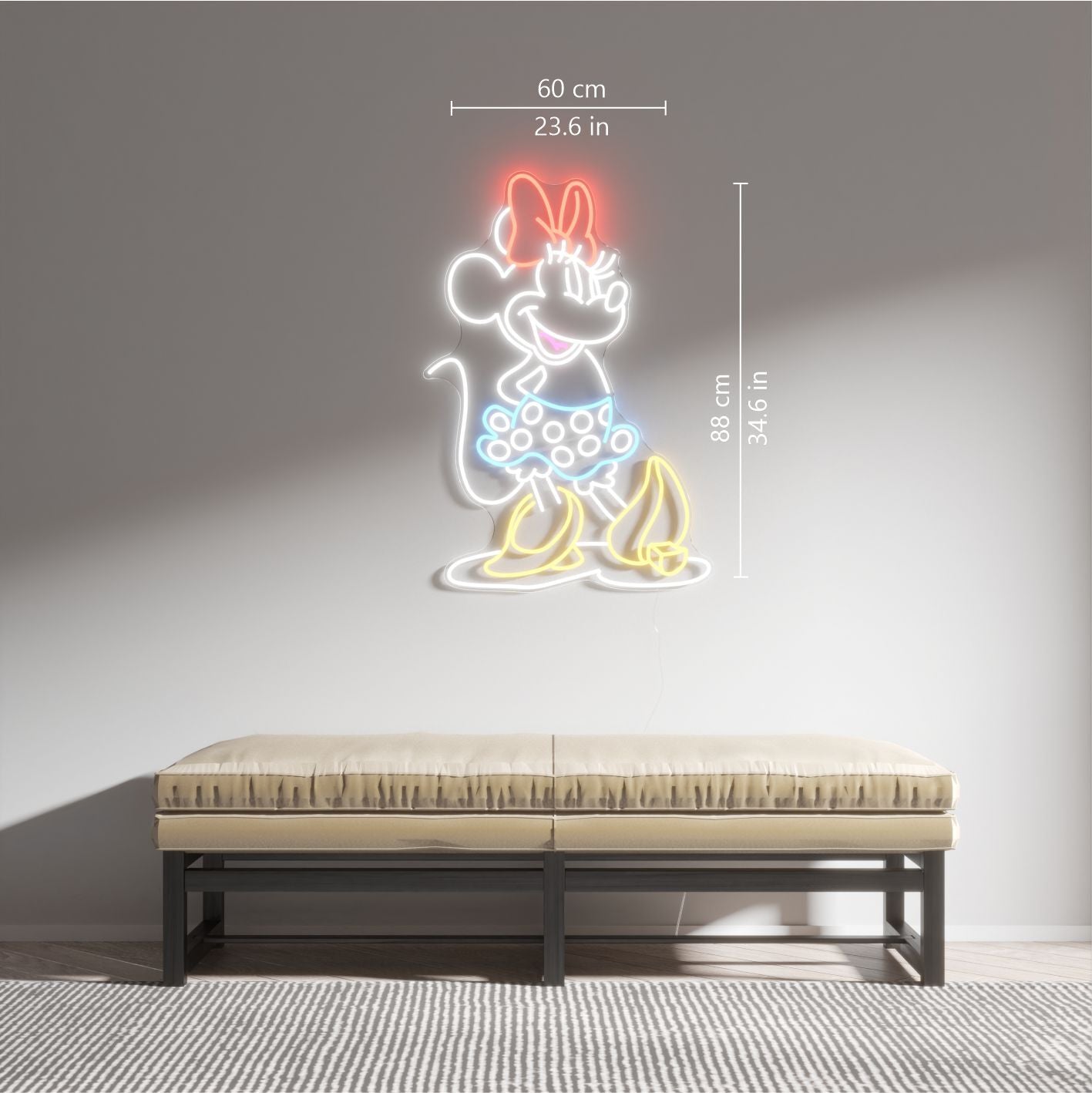 Minnie Giant by Yellowpop, Neon Tabela - Neonbir