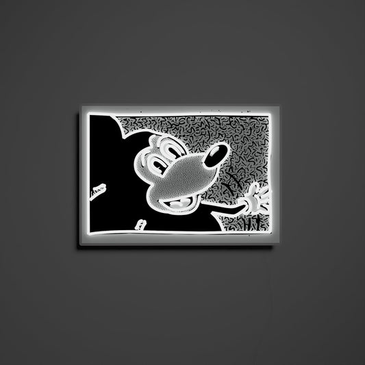 Keith Haring x Mickey 2 “Monochrome”, Neon Tabela - Neonbir