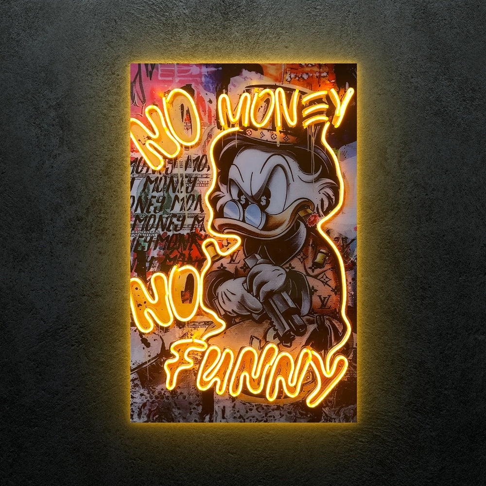 No Money No Funny  Neon Tablo