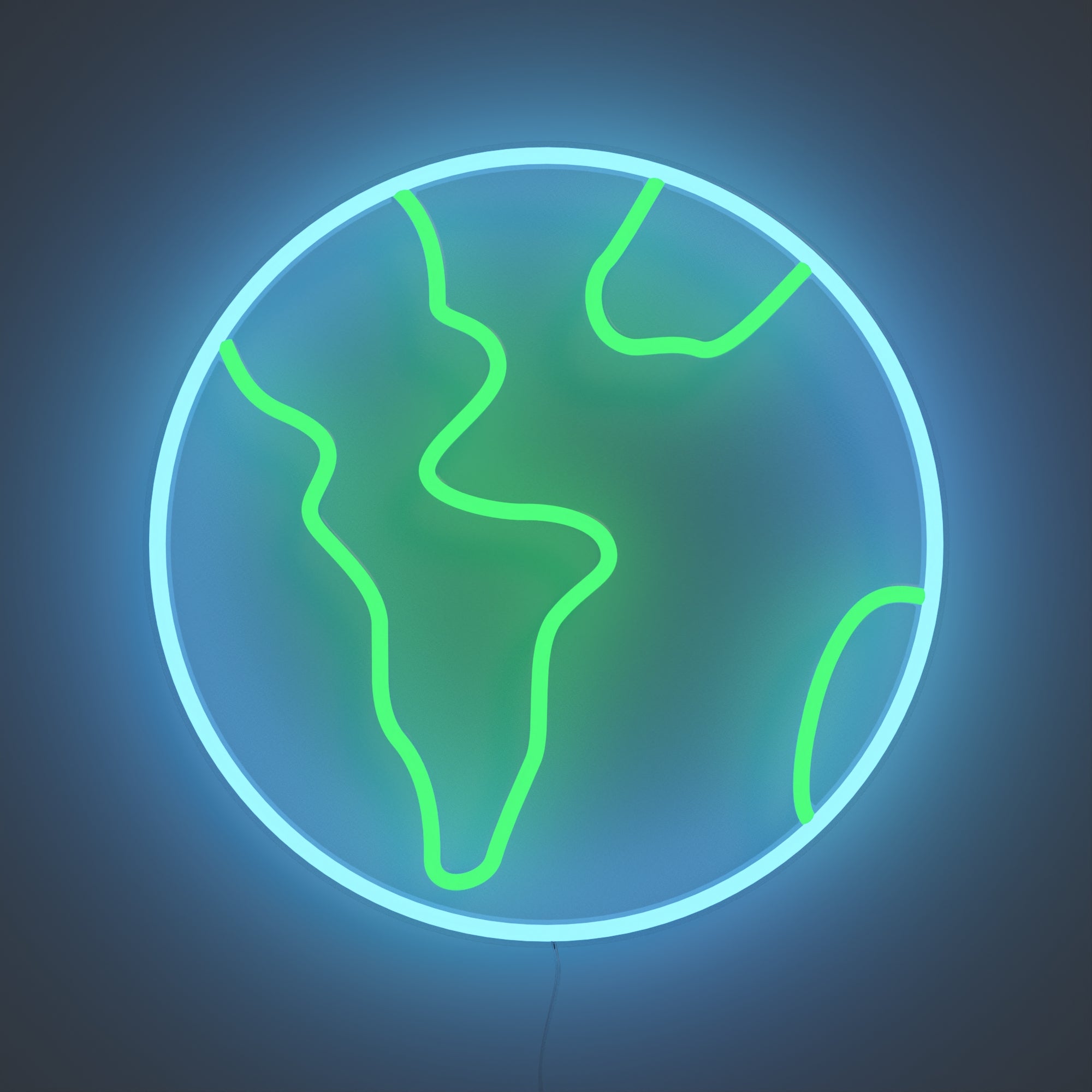 Earth - Neon Tabela - Neonbir