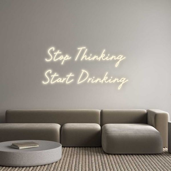 Özel Tasarım : Stop Thinking S...
