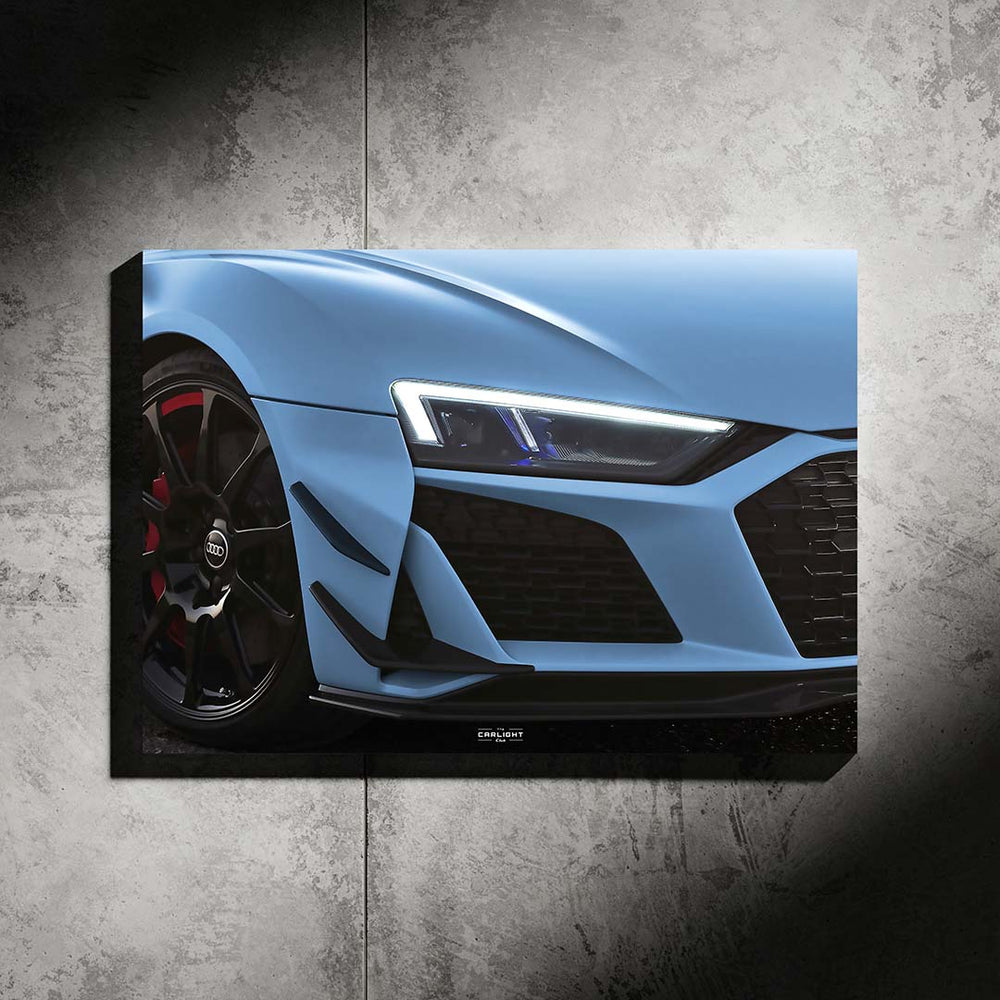 Audi R8 V10 GT FINAL Araba Poster (Neon)