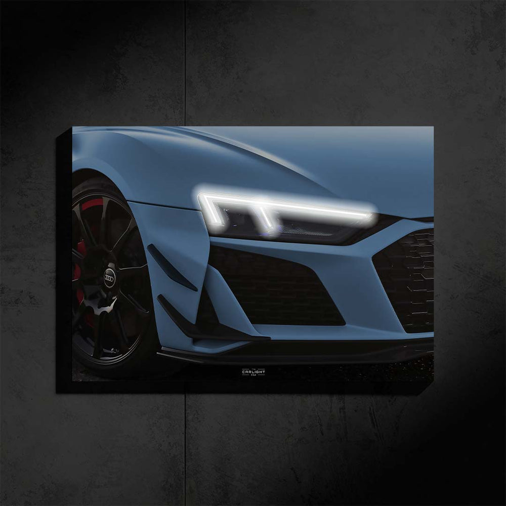 Audi R8 V10 GT FINAL Araba Poster (Neon)