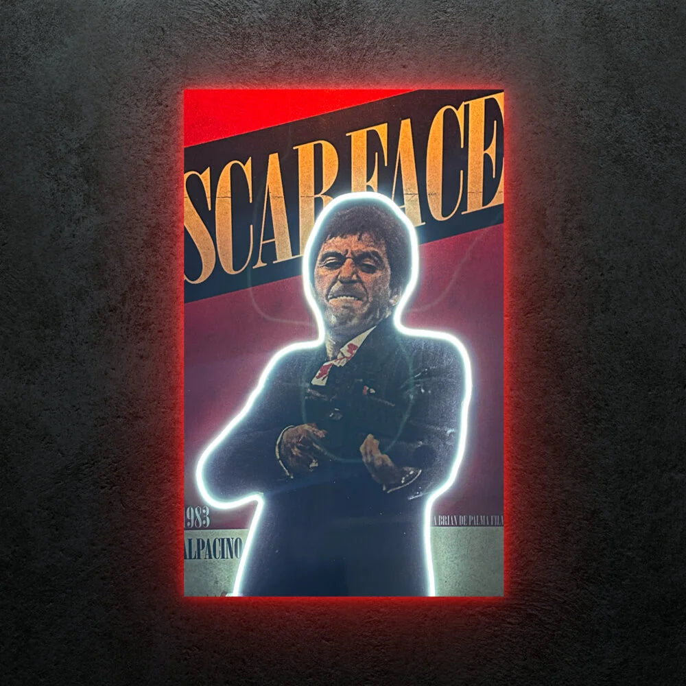 Scarface Neon Tablo