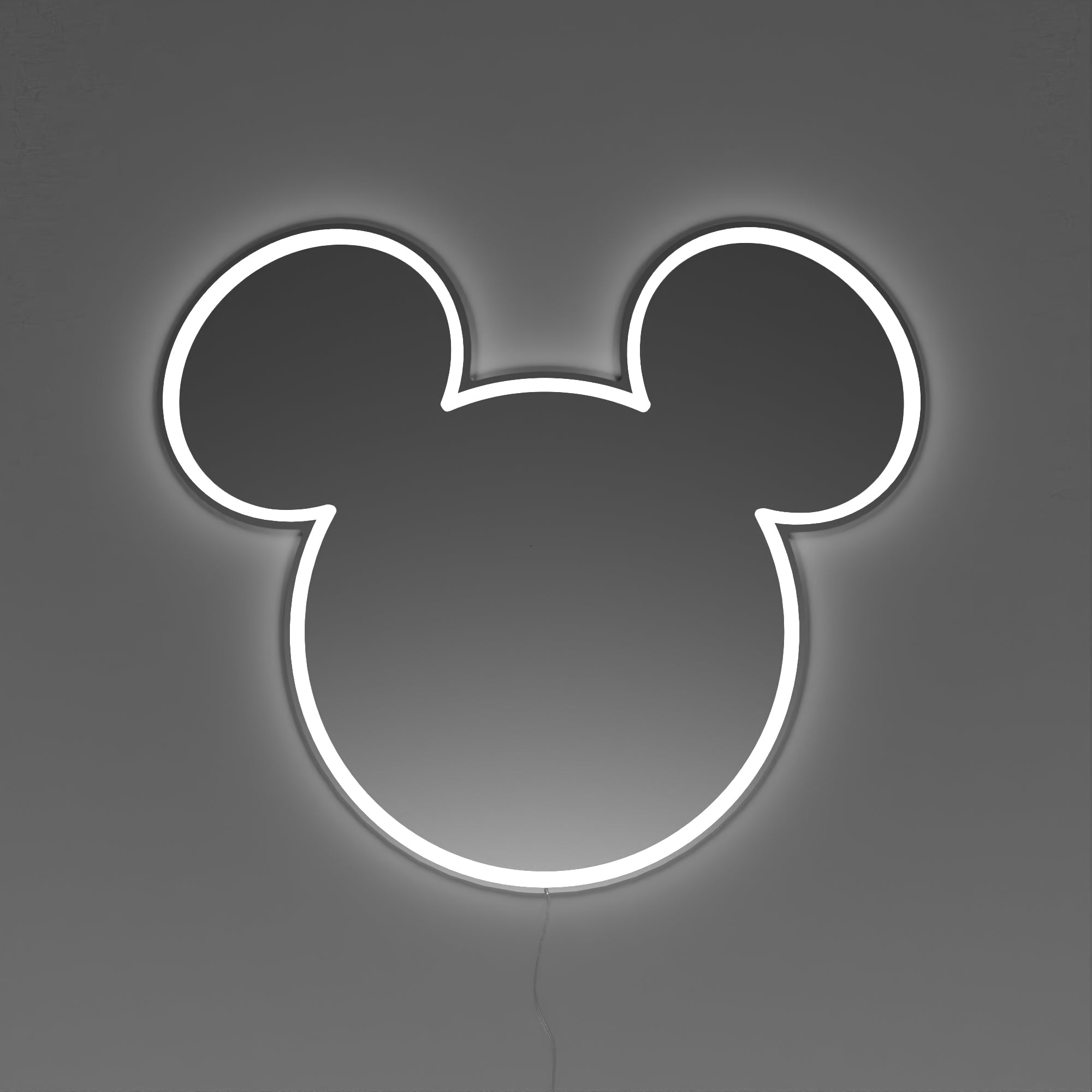 Mickey Silver Mirror by Yellowpop, Neon Tabela - Neonbir