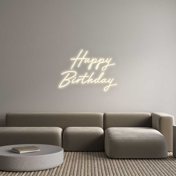Özel Tasarım : Happy Birthday