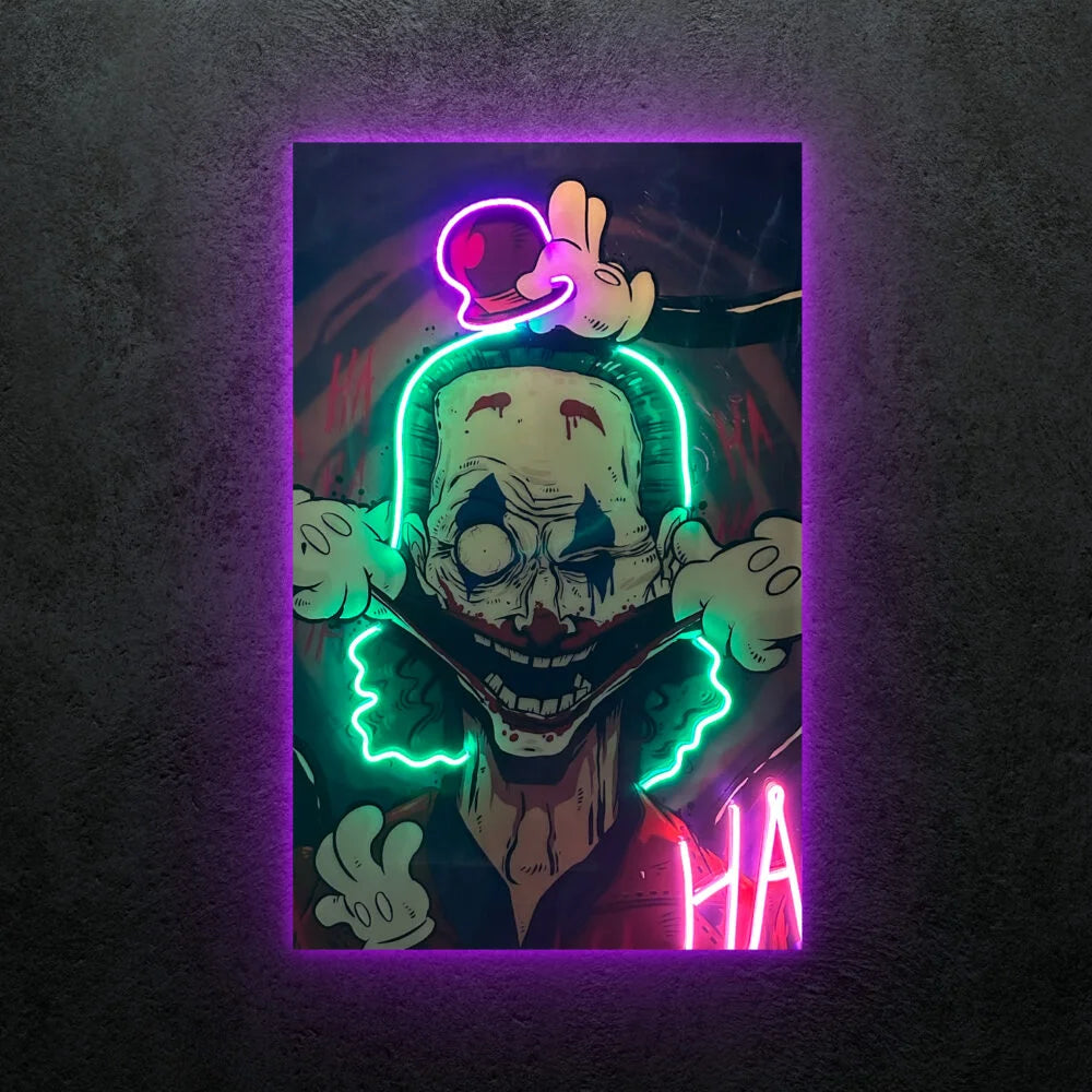 Joker HA HA! Neon Tablo