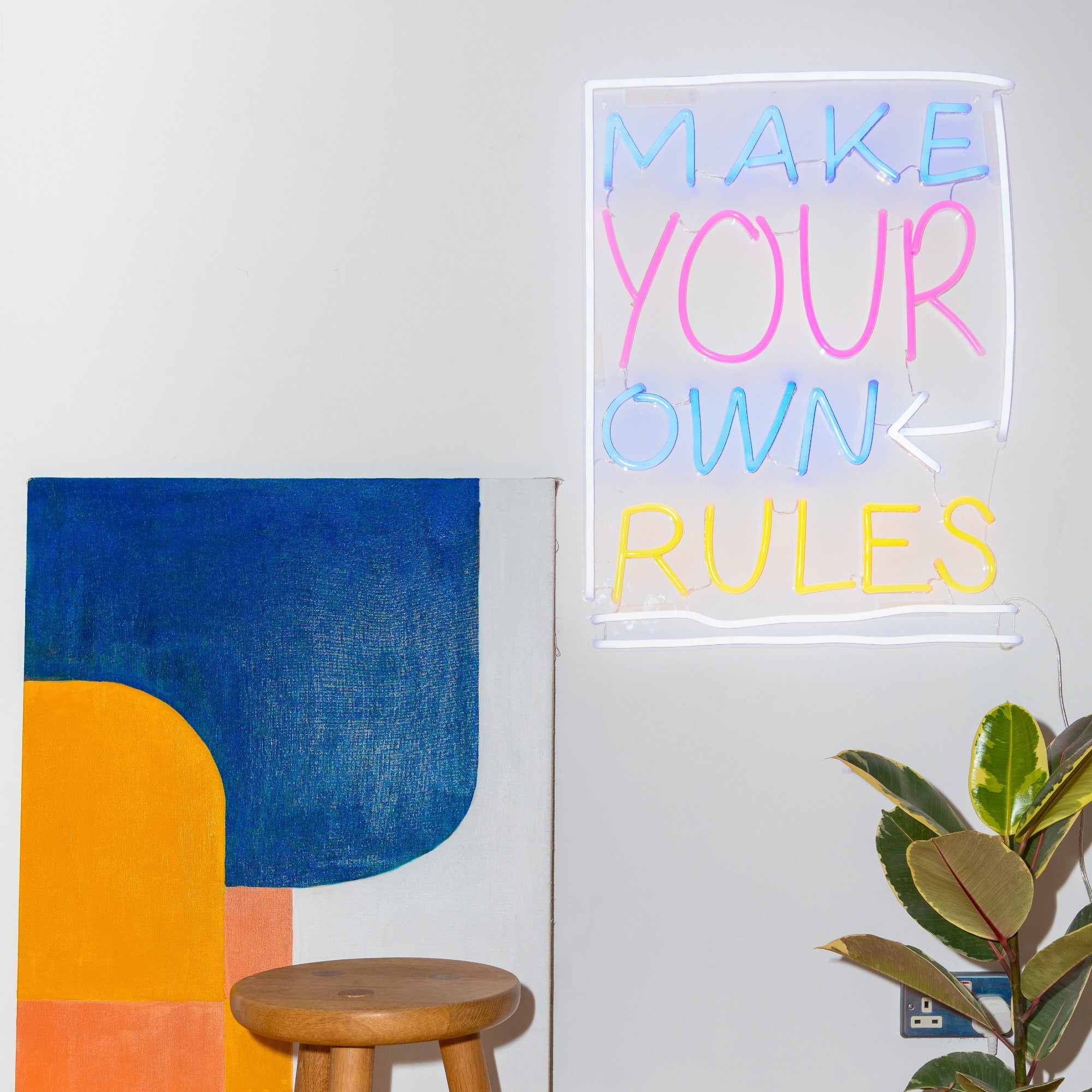 Make Your Own Rules, Neon Tabela - Neonbir