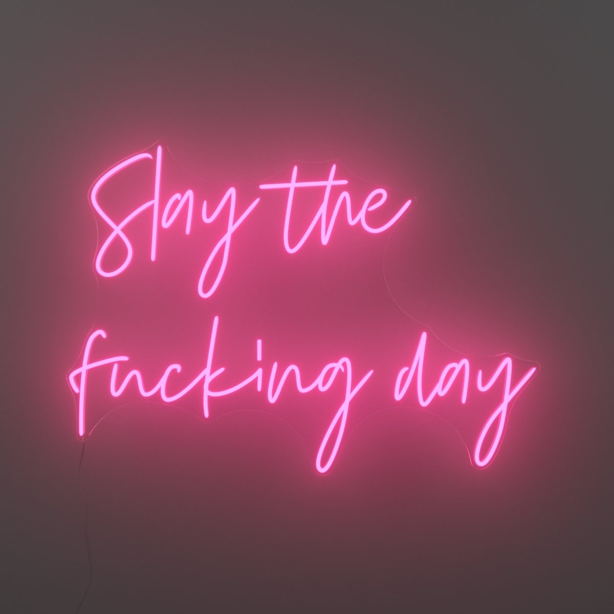 Slay the fucking day by Zoe Roe, Neon Tabela - Neonbir