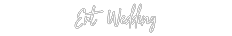 Özel Tasarım : Ert Wedding