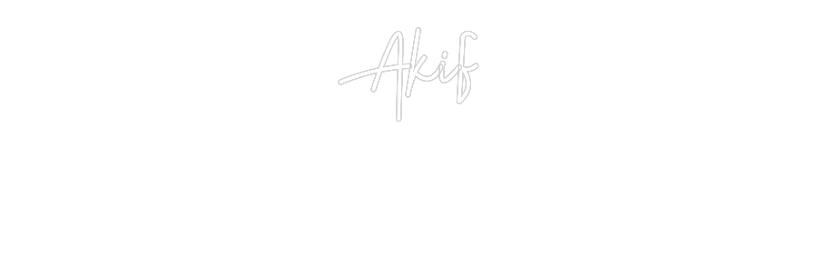 Özel Tasarım : Akif