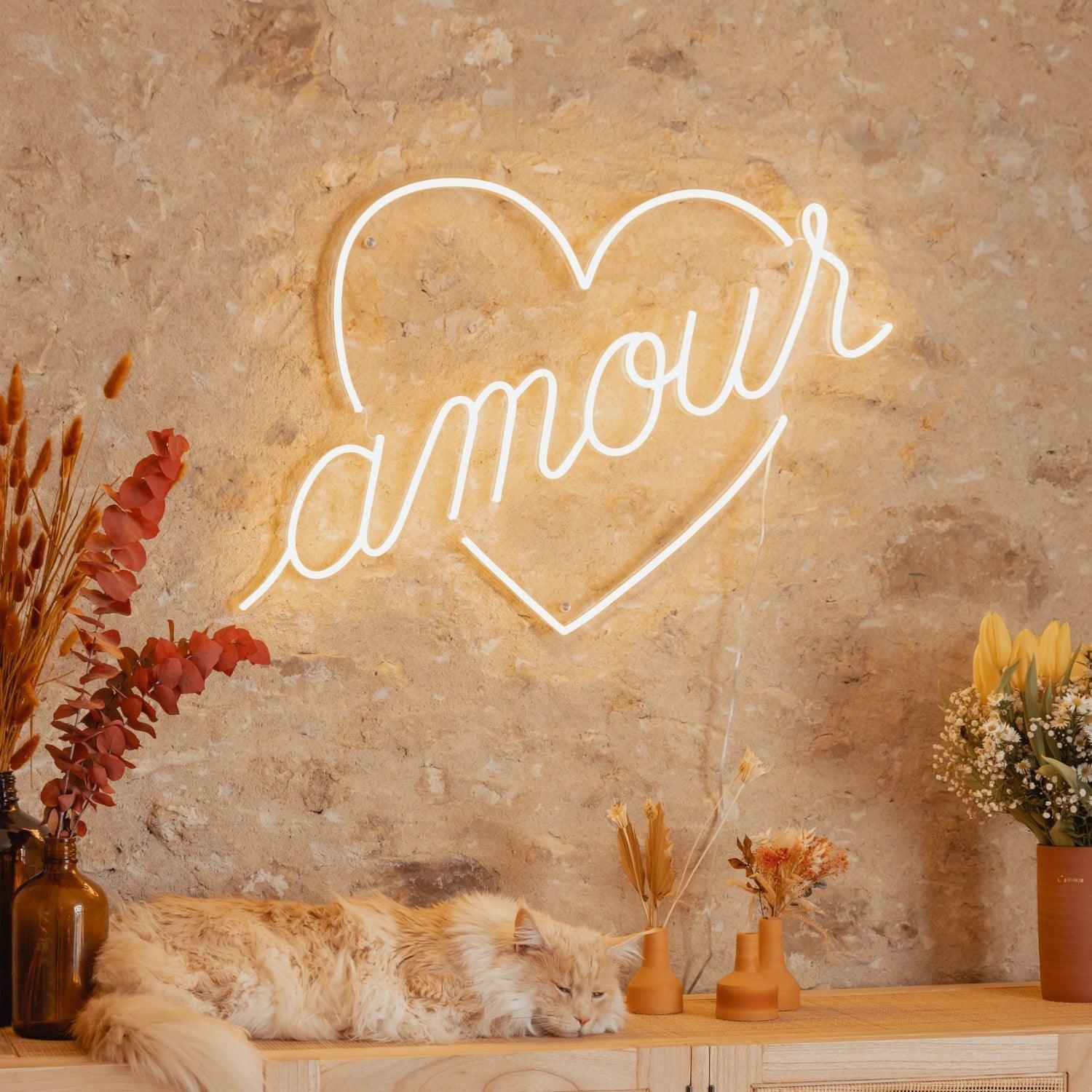 Amour by Jean André, Neon Tabela - Neonbir