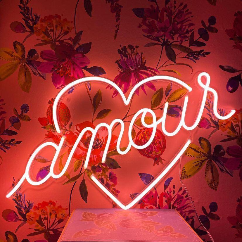 Amour by Jean André, Neon Tabela - Neonbir