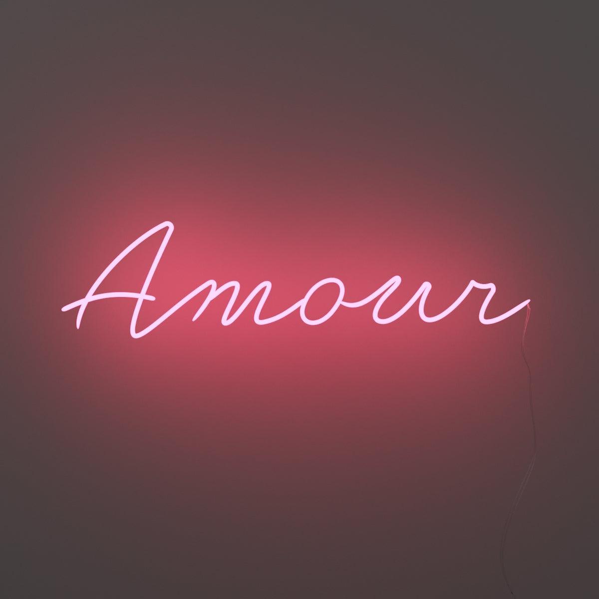 Amour Cursive - Neon Tabela - Neonbir