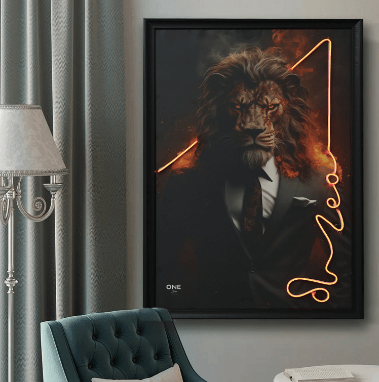 Aslan Burcu Neon Led - Neonbir