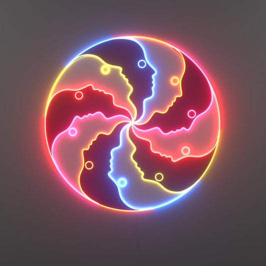 Atlas Round by Jonathan Adler, Neon Tabela - Neonbir