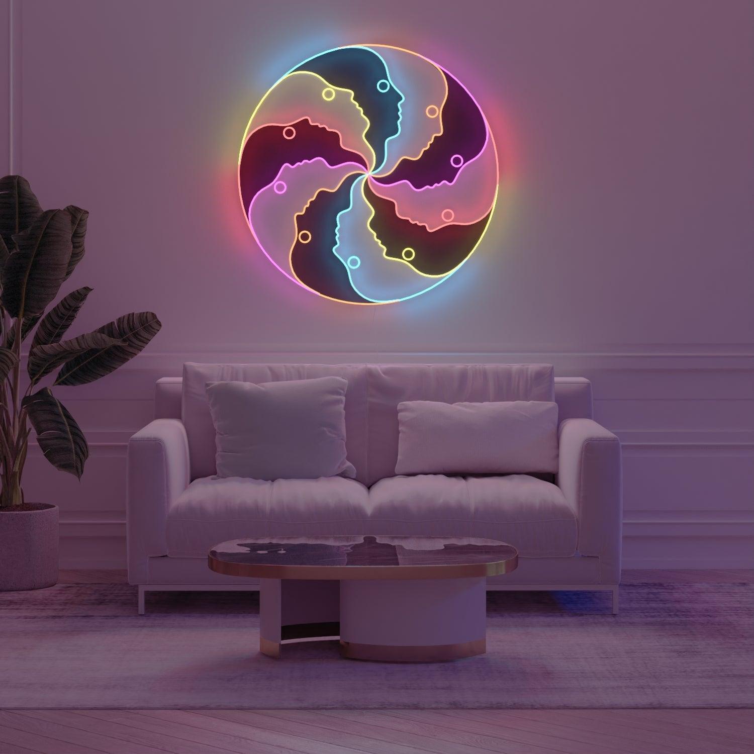 Atlas Round by Jonathan Adler, Neon Tabela - Neonbir