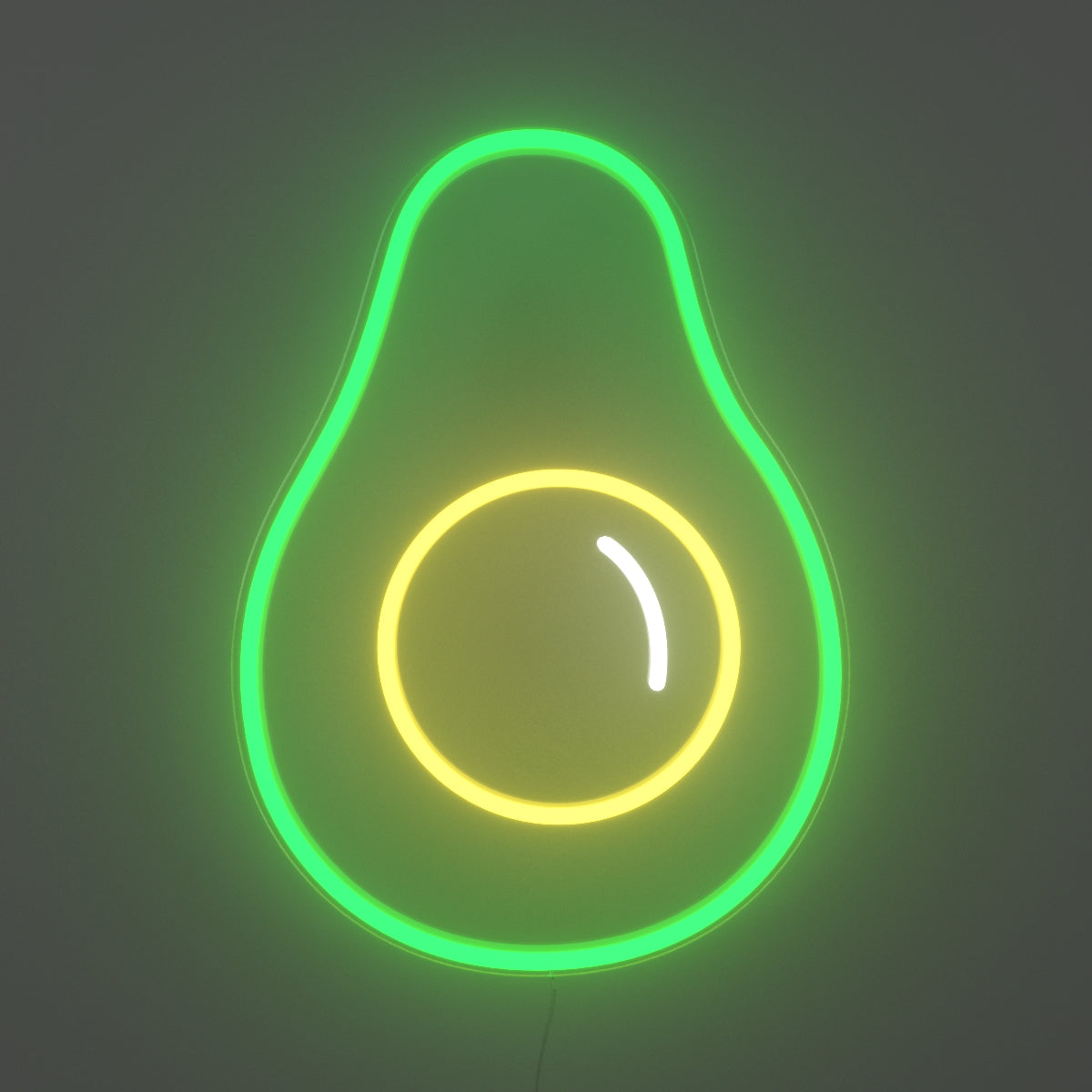 Crazy Avocado - Neon Tabela - Neonbir
