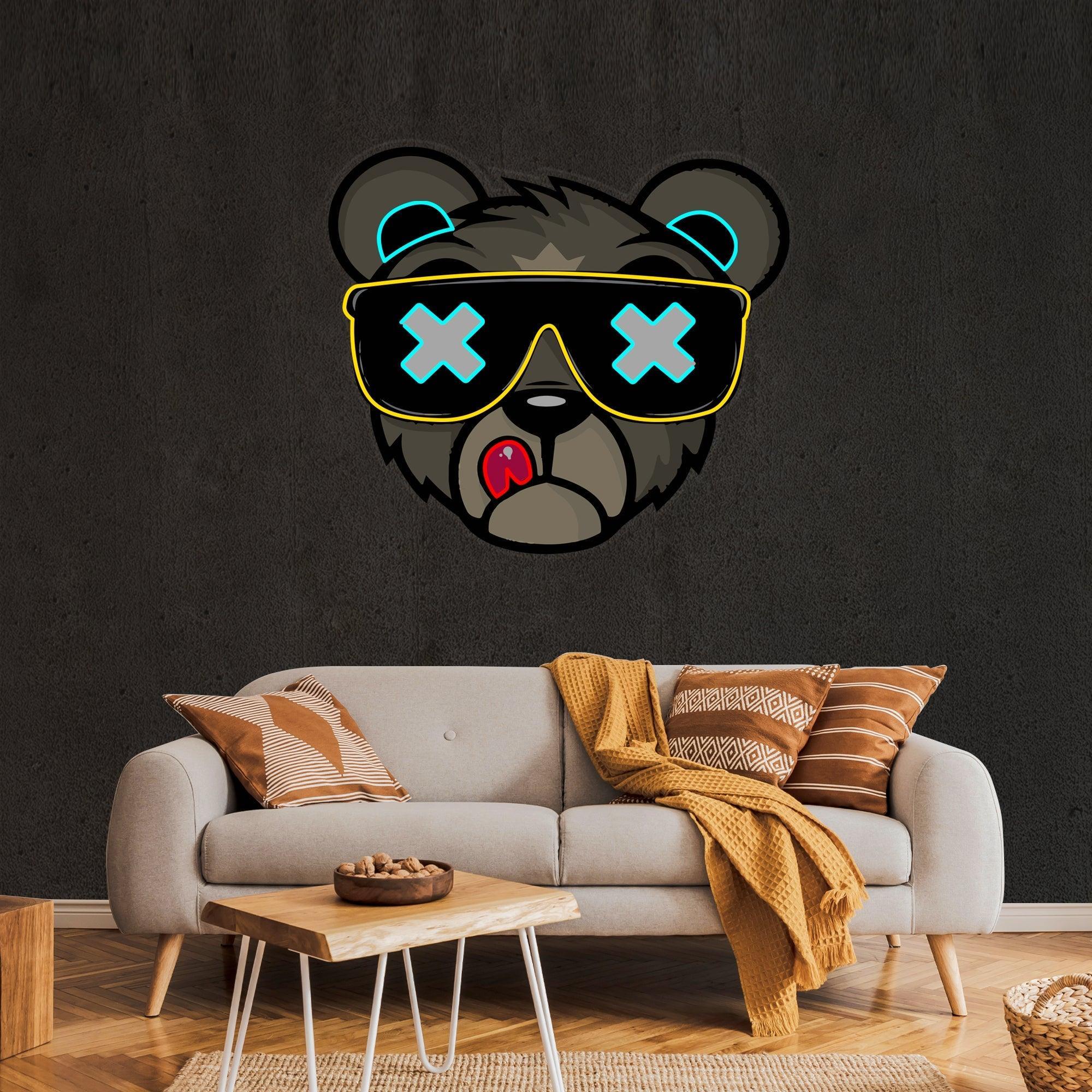 Bear Neon Artwork Led Neon Sign Light - Neonbir